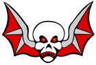 Flying Demon Skull