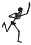 skeleton running