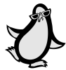 sunglasses on penquin