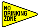 no drinking zone