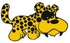 cartoon leopard