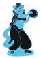 cartoon belly dancing cat