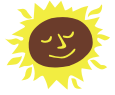 cartoon sun