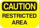 restricted area