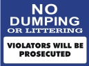 no dumping