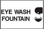 eye wash fountian